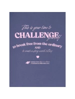 Dívčí tričko oversize s potiskem a dlouhým rukávem model 21877614 - 4F