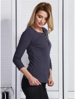 Blúzka CZ BZ 4250.06 tmavo šedá