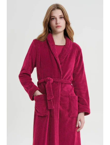 Dámsky dlhý župan 19216 fuchsiová - Vamp