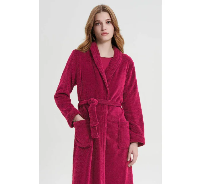 Dámsky dlhý župan 19216 fuchsiová - Vamp