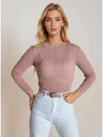 Dámský svetr light pink Dstreet model 21964156 - FashionStreet