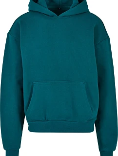 Build your Brand BY 162 Mikina s kapucí z těžké bavlny "Ultra Heavy" 56.0162 retro green