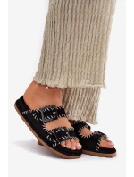 Dámské Pantofle S Přezkami A Dekorativním Černé model 21696576 - Boto Dámské Pantofle S Přezkami A Dekorativním Černé model 21696576 - Boto