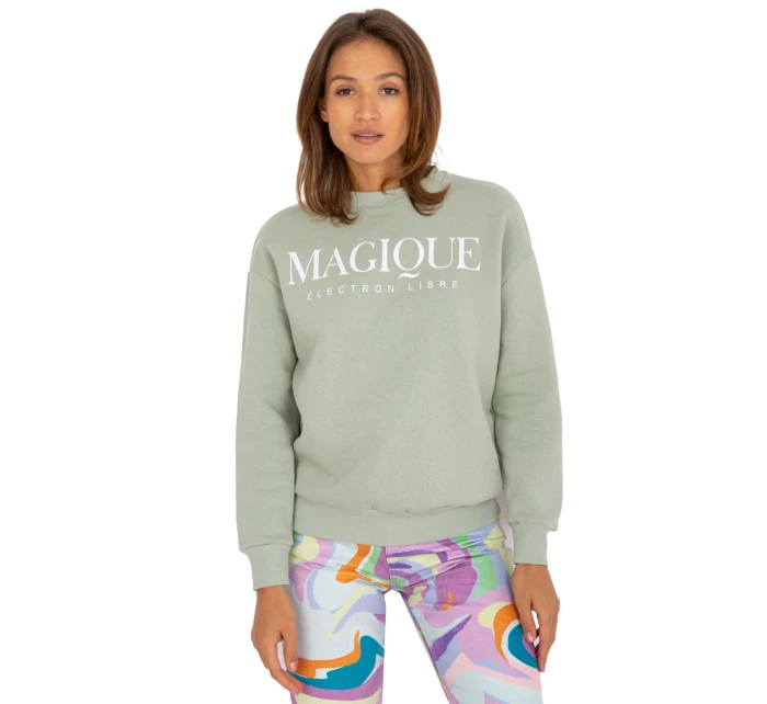 Mikina D10047O02417B pistáciová