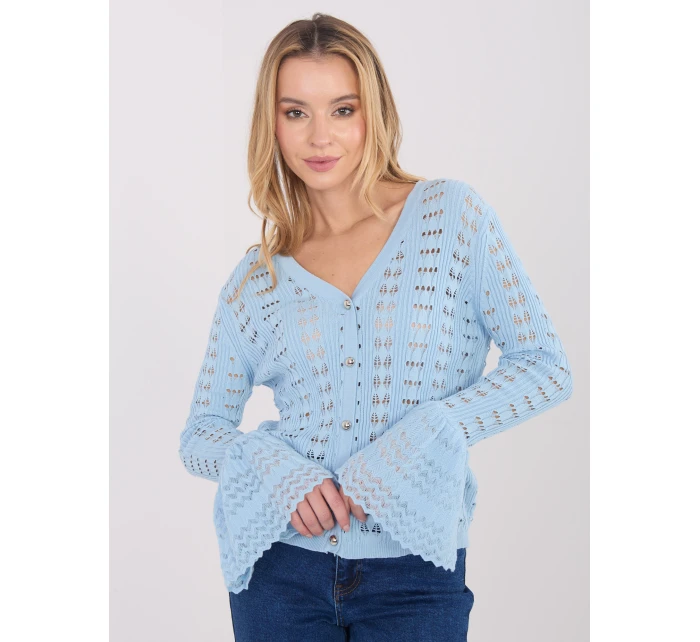 Jumper PM SW SF118.86 svetlomodrý