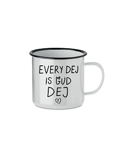 EVERY DEJ IS GUD DEJ - biela plechovka 350 ml