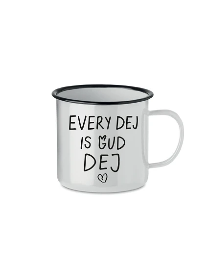 EVERY DEJ IS GUD DEJ - biela plechovka 350 ml EVERY DEJ IS GUD DEJ - biela plechovka 350 ml