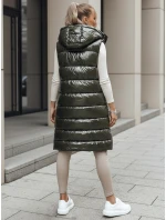 Dámská prošívaná vesta zelená Dstreet model 21970193 - FashionStreet Dámská prošívaná vesta zelená Dstreet model 21970193 - FashionStreet