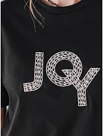 Dámske bavlnené tričko JOY black FashionStreet RY2526