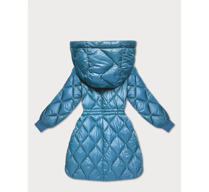 Světle modrá dámská zimní oversize bunda model 21756247 - MINORITY