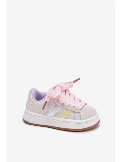 Sportovní boty dětské sneakers na suchý zip model 21700934 - Boto