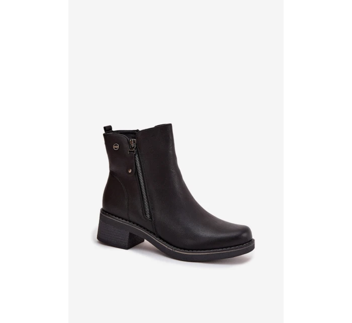 Dámské kotníkové boty na klínu s Černé model 21712131 - EVENTO Dámské kotníkové boty na klínu s Černé model 21712131 - EVENTO
