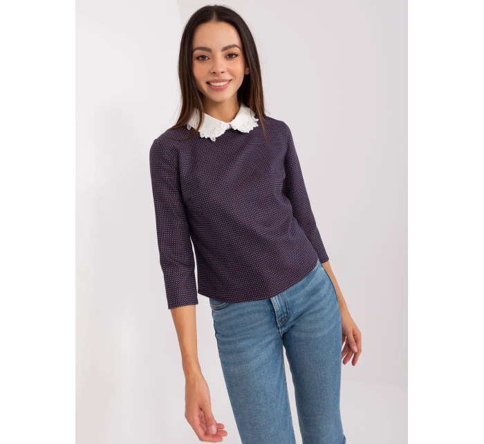 Blúzka LK BZ 506477.70P tmavomodrá Blúzka LK BZ 506477.70P tmavomodrá