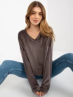 Mikina RV BL 8441.07P tmavo šedá