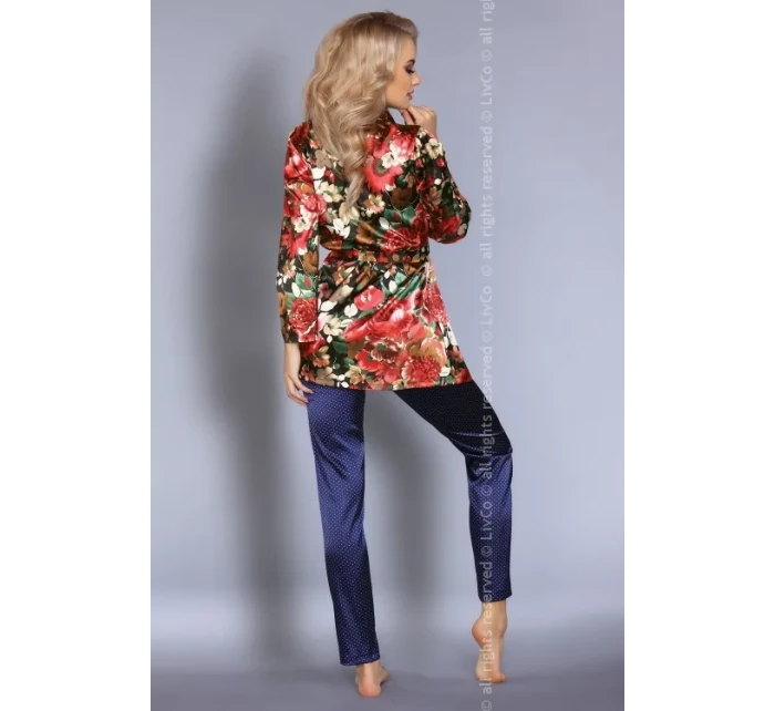 Dámský župan + kalhoty Frida Secret Garden Collection - LivCo Corsetti
