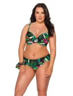 Dámské plavkové kalhotky brazilky SF model 20105799 zelené s potiskem - Ava Dámské plavkové kalhotky brazilky SF model 20105799 zelené s potiskem - Ava