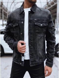 Pánská džínová bunda černá Dstreet model 21978779 - FashionStreet