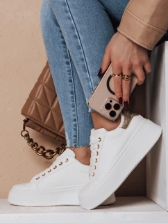 Dámske tenisky na platforme VISOLA gold FashionStreet ZY0696