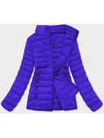 Ľahká modrá dámska prešívaná bunda (20311-184) Ľahká modrá dámska prešívaná bunda (20311-184)