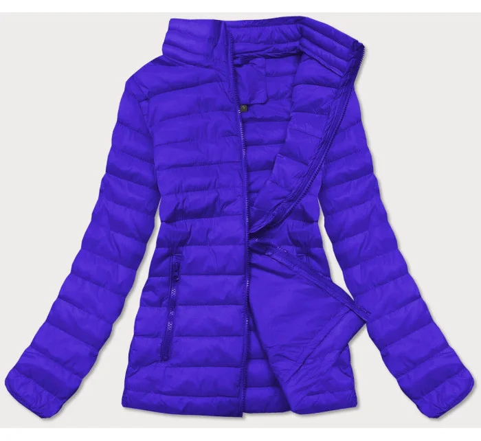 Ľahká modrá dámska prešívaná bunda (20311-184) Ľahká modrá dámska prešívaná bunda (20311-184)