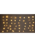 VIANOČNÉ STROMČEKY VONKAJŠIE/VNÚTORNÉ SVETELNÉ ZÁVESY 400 LED WW 200X200CM S DIAĽKOVÝM OVLÁDANÍM TEPLÁ BIELA