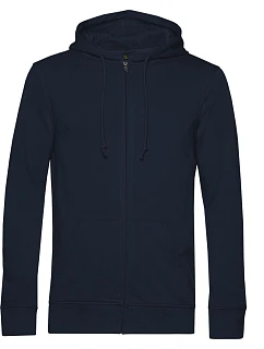 B&C Inspire Zipped Hood_° Pánska mikina s kapucňou 01.U35B tmavomodrá