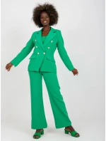 Dámske sako DHJ MA 15555 zelené