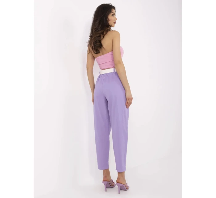 Kalhoty DHJ SP model 20969335 světle fialové - FPrice Kalhoty DHJ SP model 20969335 světle fialové - FPrice