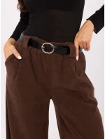 Spodnie IT SP model 21747100 brązowy - FPrice Spodnie IT SP model 21747100 brązowy - FPrice