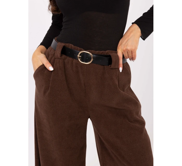 Spodnie IT SP model 21747100 brązowy - FPrice Spodnie IT SP model 21747100 brązowy - FPrice