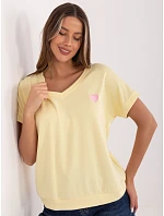 Blúzka RV BZ A1259.01P svetložltá