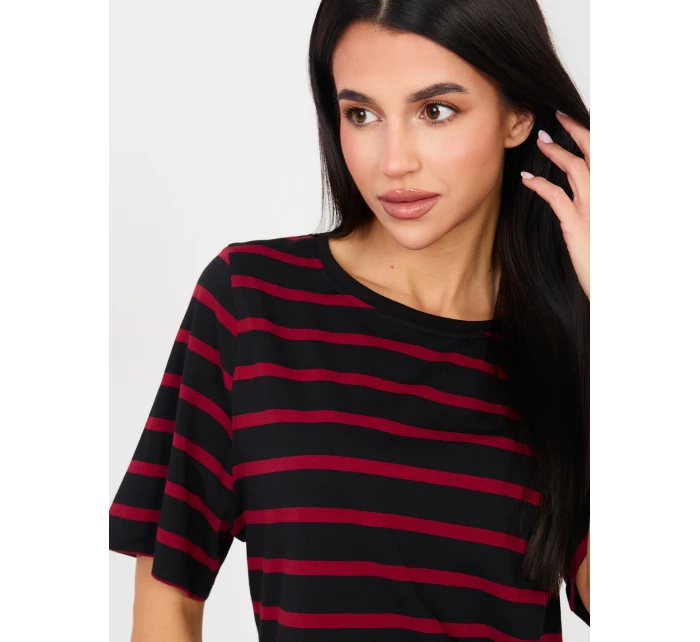 Tričko RV TS A1087.74 čierno-červené