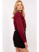 Košeľa s dlhým rukávom model 204363 Taliansko Moda Košeľa s dlhým rukávom model 204363 Taliansko Moda