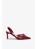 Lodičky s ihlovým podpätkom model 213881 Krok vo veľkom štýle