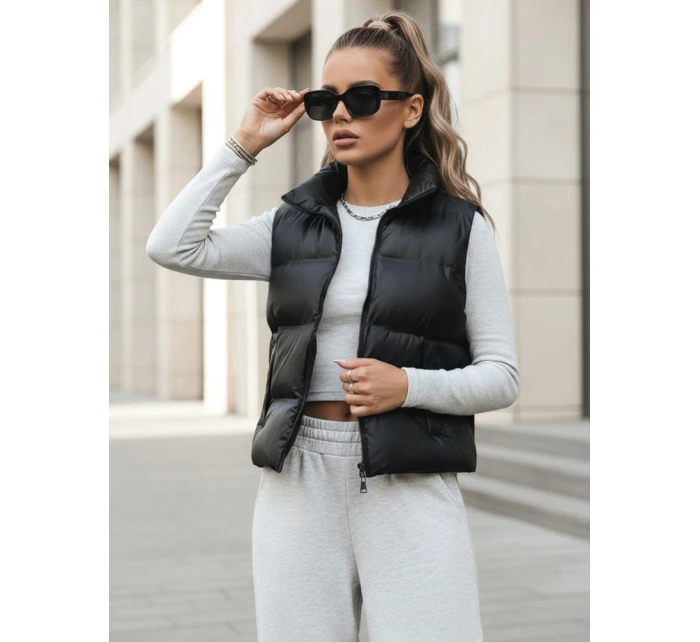 Dámska prešívaná vesta WILLOW black FashionStreet TY3796
