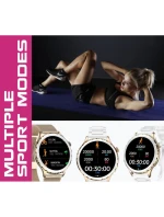 Dámské chytré hodinky Gold + Strap Pink model 21804967 - RUBICON Dámské chytré hodinky Gold + Strap Pink model 21804967 - RUBICON