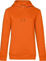 B&C QUEEN Hooded_° Dámska mikina s kapucňou 01.W02Q čistá oranžová