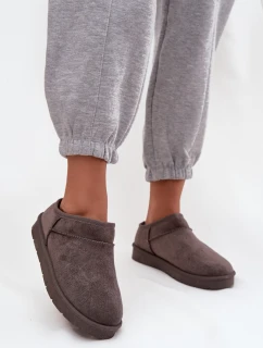 Dámské sněhule s teplou podšívkou tmavě šedé Serenne