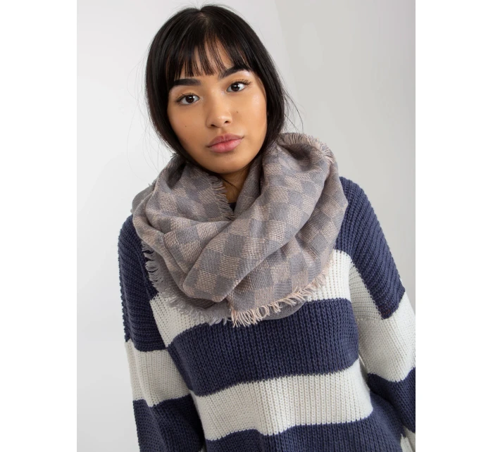 Tunelový šál AT KM 9501.10 šedoružová