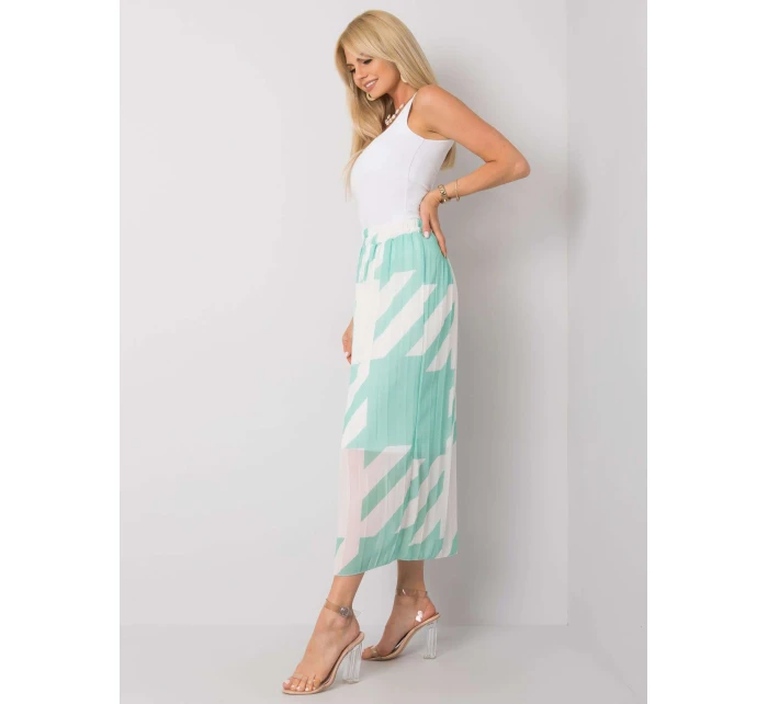 Sukňa DHJ SD 13325.73P biela zelená