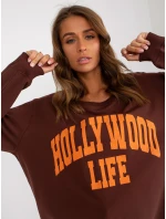 Mikina VI BL 3102.01P tmavo hnedá Mikina VI BL 3102.01P tmavo hnedá