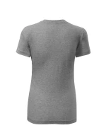 Classic New tričko dámské tmavě šedý melír Classic New tričko dámské tmavě šedý melír