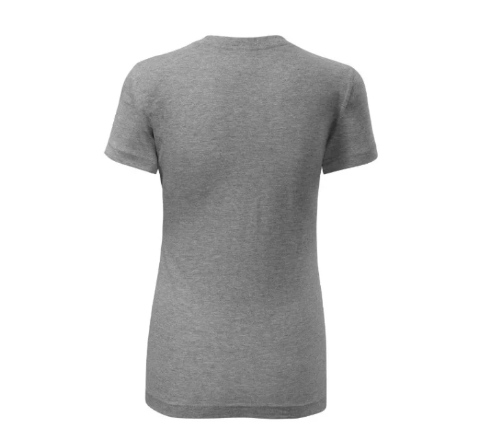 Classic New tričko dámské tmavě šedý melír Classic New tričko dámské tmavě šedý melír