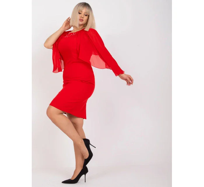 Dámské šaty NU SK 1335.40P červená - FPrice Dámské šaty NU SK 1335.40P červená - FPrice