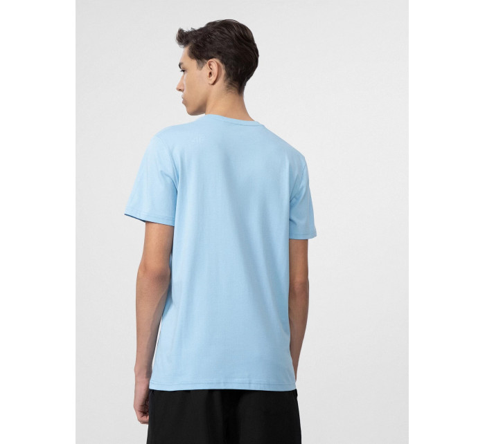 Pánske tričko H4L22-TSM049-34S modré - 4F