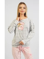 Dámske pyžamo dlhé Méďa s hviezdou