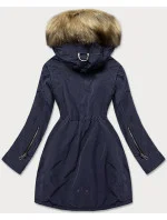 DAMSKA PARKA Z  GRANATOWA model 21243175 - LHD