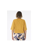 model 22189815 Crop Heritage Tee žlutá - Rip Curl