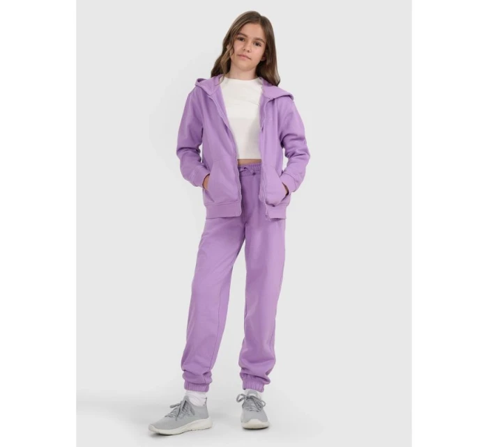 Dívčí mikina s kapucí model 21815258 - 4F Dívčí mikina s kapucí model 21815258 - 4F