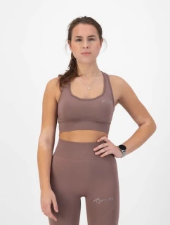 Rogelli TRINITY športová podprsenka špinavá ružová M